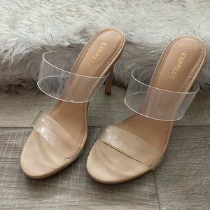 Express clear heels